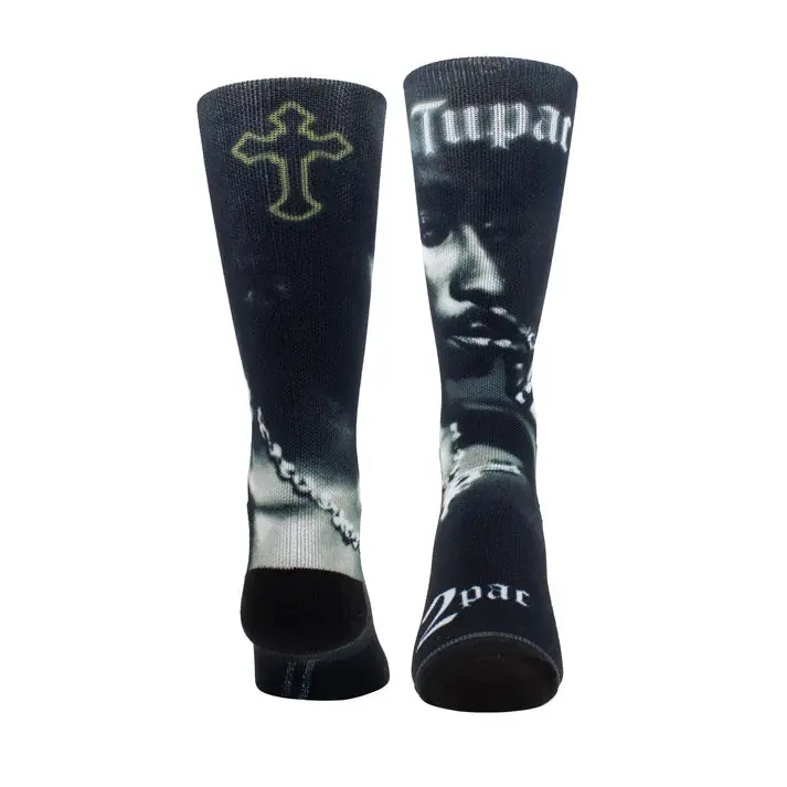 Perri Socks - TUPAC 2PAC Smoke Socks - One Size &ndash; Sonic Boom Records In Demand