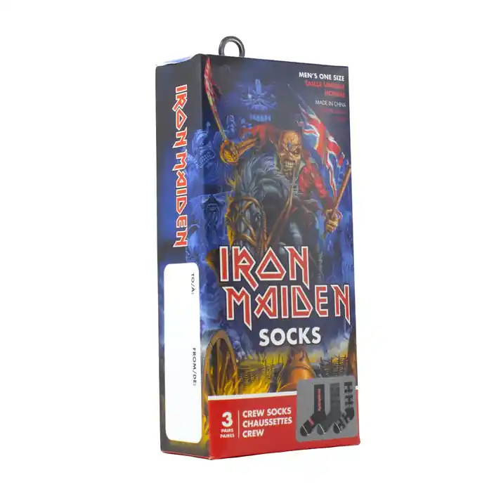 Perri Socks - Iron Maiden 3 Pack Sock Gift Box &ndash; Sonic Boom Records Direct From Factory