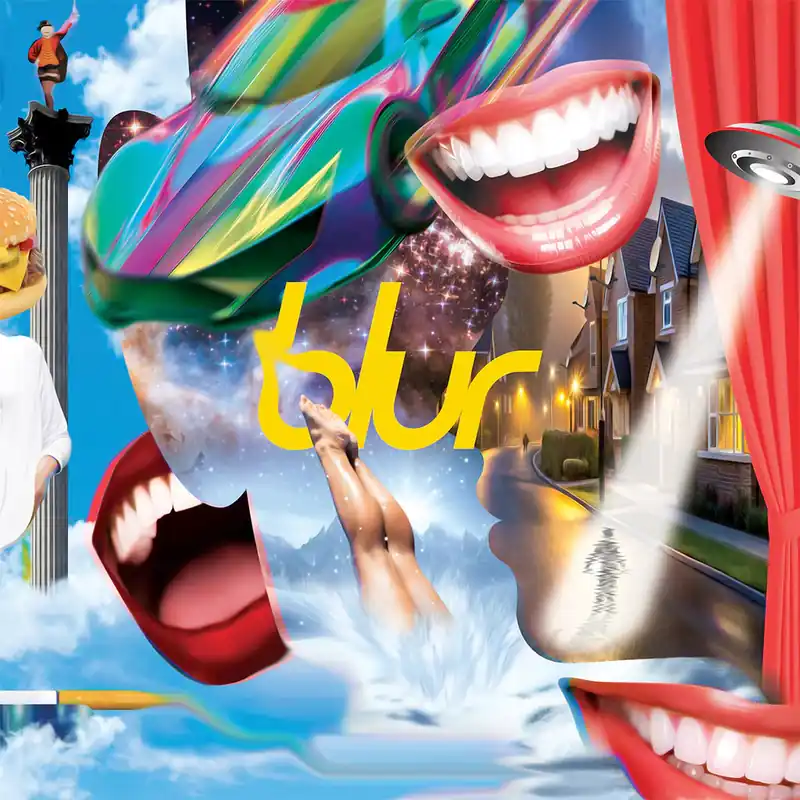 Blur - The Great Escape: 30th Anniversary Edition (Yellow & Blue Vinyl &ndash; Sonic Boom Records Hassle-Free Returns