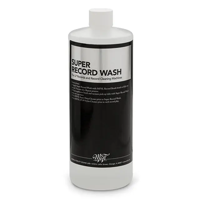 Mobiel Fidelity Sound Lab - Super Record Wash 32 Oz &ndash; Sonic Boom Records Money Back Guarantee